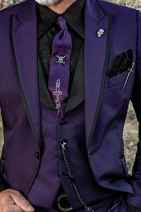 Purple Suit Aesthetic, Purple Prom Suit, Gothic Suit, Suit Aesthetic, Purple Suit, Classy Suits, Purple Suits, Dress Suits For Men, Men Stylish Dress