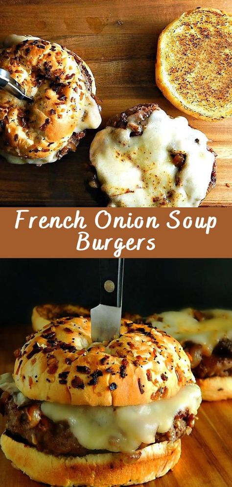 French Onion Soup Burgers: A Savory Twist on a Classic Introduction French Onion Soup Burgers – a delightful fusion of two beloved comfort foods. In this article, we’ll explore the origins of this delectable dish, how to make it at home, and why it’s become a favorite among food enthusiasts. Get ready to tantalize your […] The post French Onion Soup Burgers appeared first on <a r... French Onion Soup Burgers, French Onion Soup Burger Recipe, French Onion Soup Burger, Onion Soup Burgers, French Onion Burgers, French Onion Soup Cheese, Bucatini Recipes, Burger Soup, Supper Meals