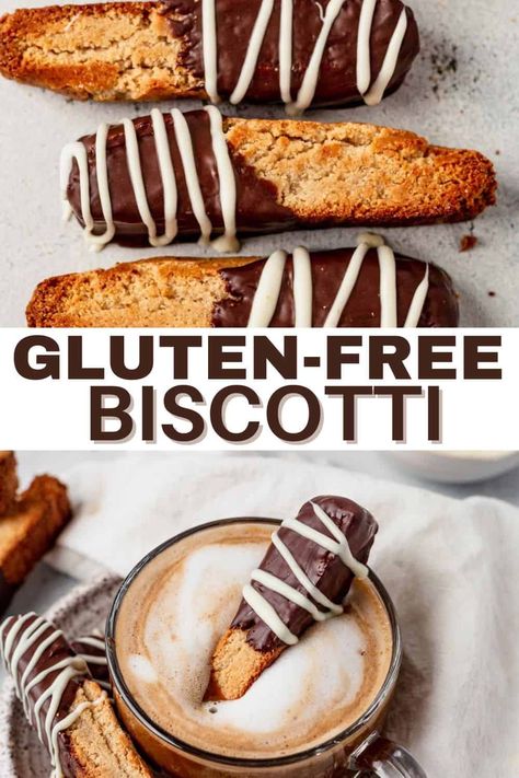 Enjoy this crispy, crunchy, and flavorful gluten-free biscotti with a hot cup of coffee. Use simple ingredients like almond flour and maple syrup to create the classic cookie, without any grains or flour. Healthy Biscotti, Gluten Free Biscotti Recipe, Gluten Free Biscotti, Almond Biscotti Recipe, Tart Cherries, Almond Biscotti, Biscotti Recipe, Chocolate Drizzle, Cherry Tart