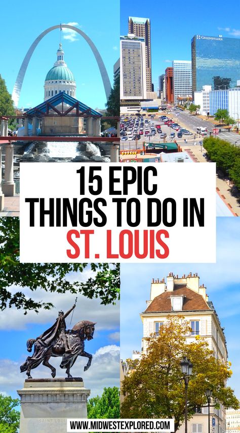 15 Epic Things To Do in St. Louis Weekend In St Louis, At Louis Missouri, St Louis Travel, St Louis Missouri With Kids, St Louis Instagram Spots, The Hill St Louis, What To Do In St Louis Missouri, St Louis Things To Do, City Museum St Louis