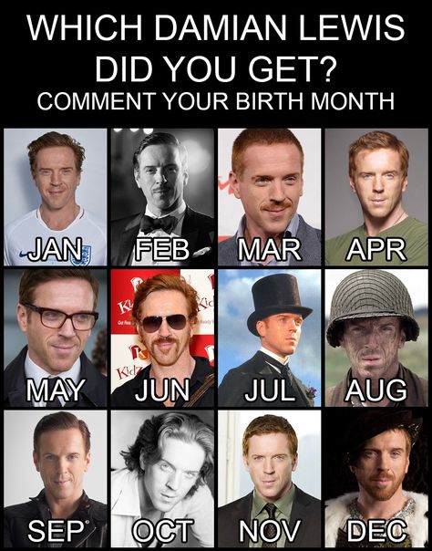 Your Birth Month Your Celebrity, Your Birth Month Your, Damian Lewis, Celeb Crushes, Birth Month, Celebrity Weddings, Random Things, Celebrity Crush, All About Time