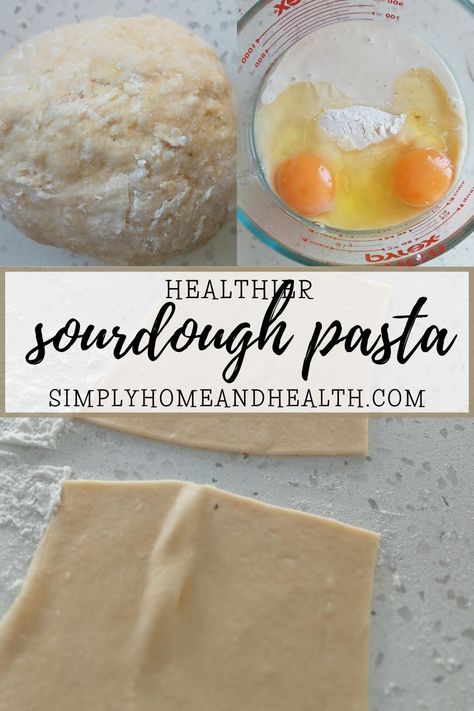 How to Make Basic Sourdough Pasta Dough Making Homemade Noodles, Homemade Sourdough Noodles, Sour Dough Pasta Noodles, Sourdough Fettuccine Noodles, Sourdough Noodles Recipe, Sour Dough Noodles, Sourdough Pasta Noodles, Sourdough Noodles Pasta, Sourdough Egg Noodles