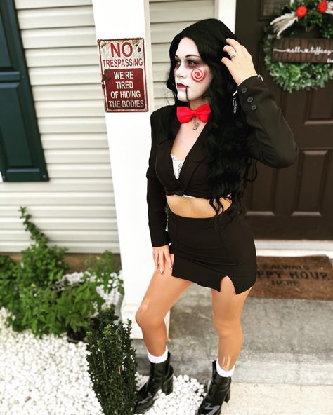 JigSaw Halloween costume. Halloween, Saw Halloween Costume Women, Jigsaw Costume Women, Jigsaw Costume, Jigsaw Halloween, Costume Women, Halloween Costume, Quick Saves