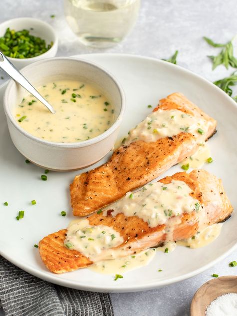 Beurre Blanc - Once Upon a Chef Beurre Blanc Sauce Recipe, Breaded Chicken Cutlets, Once Upon A Chef, Wine Butter, Brunch Bread, Gluten Allergy, Pan Seared Salmon, Bread Snacks, French Cooking