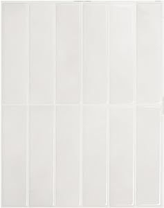 SMART TILES Peel and Stick Wall Tiles - 5 Sheets of 11.43" x 9" Adhesive Backsplash Tiles for Kitchens, Bathrooms (Essaouira White, Pack of 5) Stick On Tiles Bathroom, Smart Tiles Backsplash, Bar Makeover, Peel And Stick Tile Backsplash, Adhesive Backsplash, White Mosaic Tile, Backsplash For Kitchen, Cheap Tiles, Stick Tile Backsplash