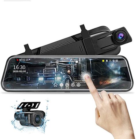 Awesome Gadgets, Mirror Camera, Dashboard Camera, Screen Mirroring, Car Camera, Surveillance Camera, Dash Cam, Car Rear View Mirror, Dash Camera