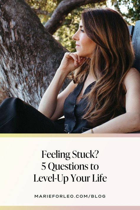 In this blog, Marie Forleo is sharing all five questions with you — plus how to use them as a catalyst for change in your own life. Like when: You’re feeling stuck, lost, or unmotivated; Before making any big decision; You want to reinvent yourself or find your spark again, etc. Ready to experience a spectacular shift in your life? Discover now! personal growth tips, navigating life transitions, embracing change, positive transformation, self-improvement tips, experiencing a shift Witchy Inspiration, Finance Inspiration, Teacher Burnout, Growth Inspiration, Teaching Job, Entrepreneur Ideas, Reinvent Yourself, Marketing Inspiration, Marie Forleo