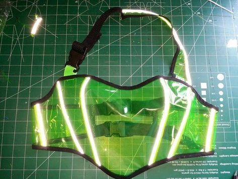 Neon Green Accessories, Alien Couture, Neon Goth, Digital Underground, Burning Men, Harry Styles Nails, Goth Outfit, Cyberpunk Clothes, Geek Jewelry