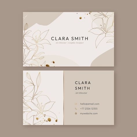 Design For Business Cards, Wedding Business Cards, Business Card Design One Sided, Business Card Design Free Download, Beauty Card Design, Businesses Cards Ideas, Cute Buissnes Card Ideas, Digital Business Card Design Ideas, Business Cards Design Ideas