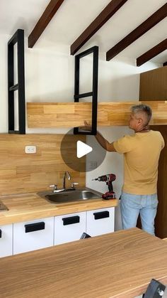 Ideas Para Cocina, Ideas Con Madera, Ideas Para Cocinas, Home Decor Crate, Diy Furniture Easy, Wood Furniture Diy, Furniture Restoration, Wood Furniture, Wood Diy