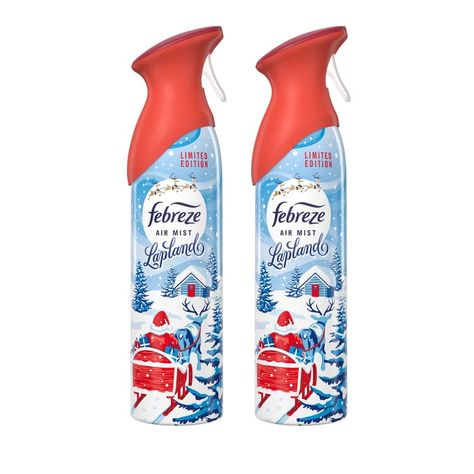 Febreze Lapland Air Freshener Spray 300ml x2 | Home Bargains Febreze Spray, Air Freshener Spray, Fabric Refresher, Car Freshener, Winter Forest, Diy Household, Floral Notes, Household Supplies, Clean Air