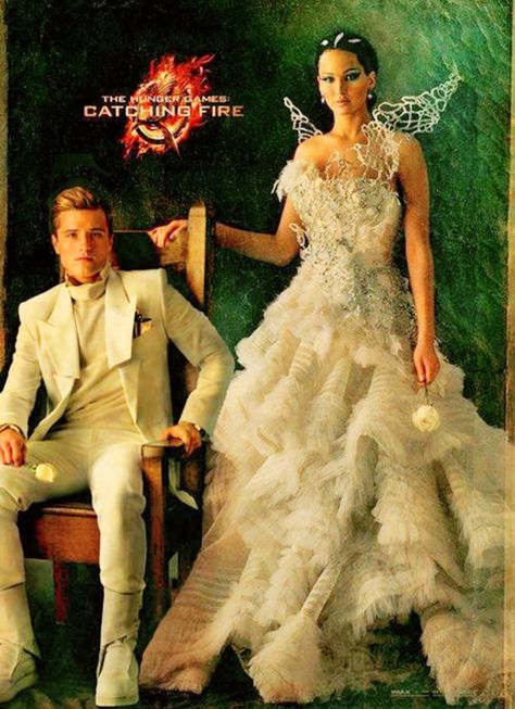 Catching Fire Book, Hunger Games Poster, Peeta And Katniss, Best Met Gala Looks, Gala Looks, Hunger Games Peeta, Character Posters, Hunter Games, Hunger Games Movies