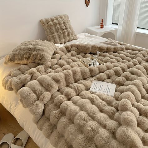 Faster shipping. Better service Winter Bedroom, Fluffy Blankets, Office Bed, Plush Throw Blankets, Apartment Decor Inspiration, Room Makeover Bedroom, Room Makeover Inspiration, Luxury Sofa, Room Inspiration Bedroom