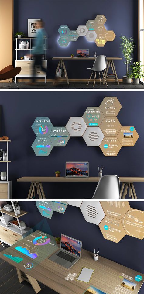 Smart Mirror, Smart Home Design, Production Design, Smart Home Automation, Smart Home Technology, Home Tech, Modular System, Home Technology, Home Office Setup