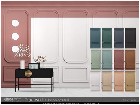 Sims 4 Cc Furniture Living Rooms, Mod Wall, Resource Furniture, Die Sims 4, Mod Furniture, Sims 4 Bedroom, The Sims 4 Packs, Sims 4 Expansions, Sims 4 House Design