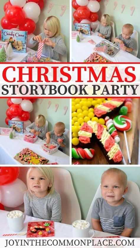 Do you like to read Christmas stories to your kids? A Christmas storybook party would be a fun activity to connect as a family! Find easy decoration ideas, yummy treats, and fun activities for the kids! #ad Activity Boxes for Kids from www.readingreimagined.com @ashleyfunkjunk | The Legend of the Candy Cane | Kids' Books | Party for Kids | Storybook for Kids | Christmas Story | #kidsactivities #christmas #christmasparty #holidays #sensoryplay #christmasstory #candycane #storybook #kidsbooks Easy Decoration Ideas, Legend Of The Candy Cane, Storybook Christmas, Storybook Party, Christmas Stories For Kids, Christmas Story Books, Hosting Tips, Christmas Stories, Cookie Decorating Party