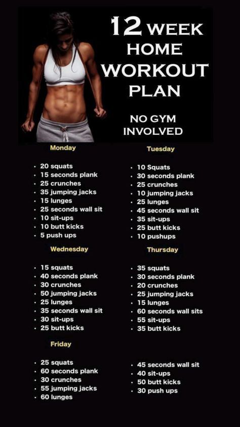 12 Week Workout, Home Workout Plan, Eating Quotes, Weekly Workout Plans, Workout Plan For Beginners, Workout Plan For Women, At Home Workout Plan, Workout Schedule, Weekly Workout