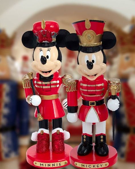 Mickey Mouse Christmas Tree Target, Mickey And Minnie Ornaments, Mickey Mouse Nutcracker Disney Christmas, Mickey And Minnie Christmas Disney World, Minnie Mouse Christmas, Disney Christmas Decorations, Hallmark Disney Ornaments, Mouse Christmas, Disney Home Decor