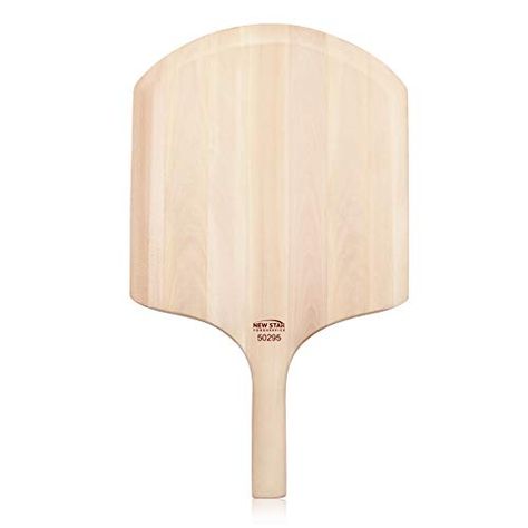 New Star Foodservice 50295 Restaurant-Grade Wooden Pizza Peel, 16" L x 14" W Plate, with 10" L Wooden Handle, 24" Ove... Pizza Spatula, Amazon Wedding Registry, Types Of Pizza, Bridal Registry, Muffin Pans, Pizza Peel, Pizza Restaurant, Pizza Party, Good Pizza