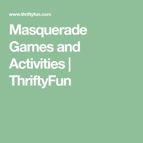 Masquerade Games and Activities | ThriftyFun Fancy Gloves, Masquerade Theme, Court Jester, Jester Hat, Mystery Games, Sweet 16 Birthday Party, Mardi Gras Party, Student Council, Masquerade Party