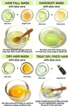 Aloe Vera Hair Mask For Frizzy Hair, Aloe Vera For Dandruff, Aloe Vera Gel For Hair Growth, Hair Growth Mask, Dry Hair Mask, Treat Thinning Hair, Homemade Hair Treatments, Natural Hair Treatments, Hair Mask For Damaged Hair