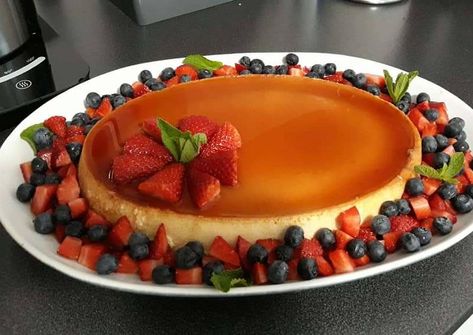 Flan napolitano Receta de Mexico_de_Mis_Sabores.de - Cookpad Flan Recipe, Chocolate Covered Treats, Party Desserts, Pastry Recipes, Flan, Chocolate Covered, Tea Cup, Sweet Treats, Pastry