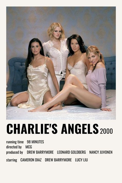 Charlie's Angels Aesthetic, Aesthetic Movie Posters, Cult Aesthetic, Charlies Angels Movie, Charlie S Angels, 2000s Posters, 2000 Aesthetic, Angel Movie, Amazing Aesthetic