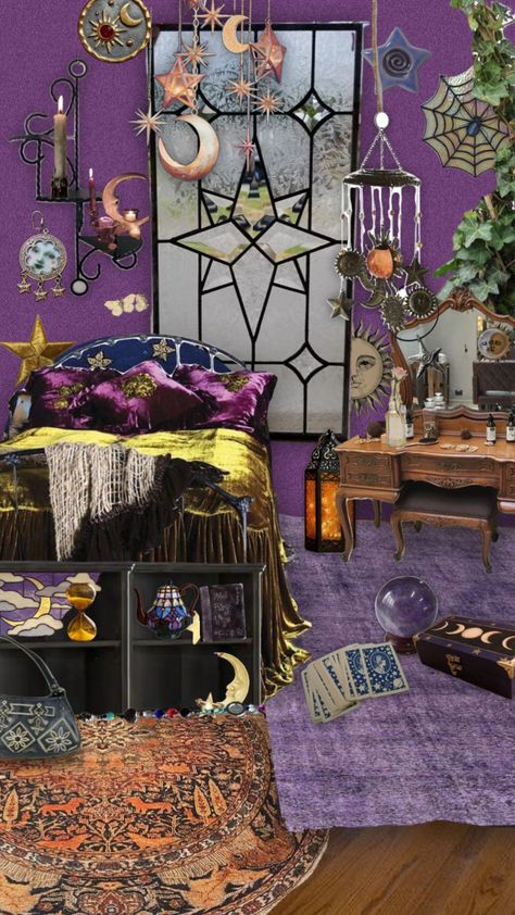 Whimsigoth Room, Connect With People, Your Aesthetic, Creative Energy, Energy, Bedroom, Purple