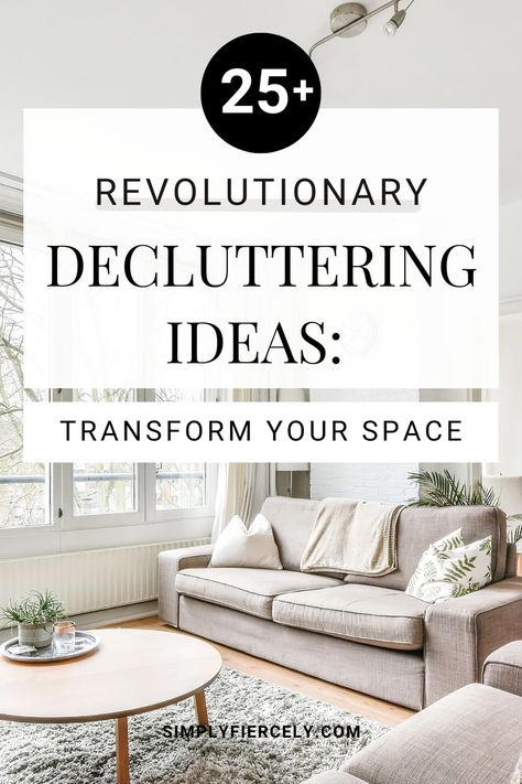 Are you ready to create space in your home, your mind and your schedule? These helpful decluttering ideas will inspire you to take action today. Clean My House, Decluttering Ideas, Minimalist Closet, Minimalism Lifestyle, Minimalist Lifestyle, Create Space, Take Action, Simple Living, Minimalist Home