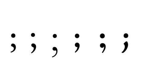 The semicolon may have a reputation as being the most aloof and intimidating of all punctuation marks. It’s stronger than a comma but lacks the finality of a period. In any case where you might want to use it, you don’t actually have to use it. So why bother? That’s simple; semicolons make writing more... Dot And Comma Tattoo, Simple Semicolon Tattoo, Skin Picking Disorder, Connecting Words, Why Bother, Semicolon Tattoo, Exclamation Point, Punctuation Marks, Stick And Poke