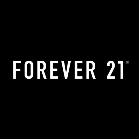 The Forever 21 logo is probably designed based on Din 1451 Eng Neu, with slight modification on “1”. Forever 21 Logo, Cheap Clothing Brands, Promotion Strategy, Logo Font, Diy Shorts, Famous Logos, Clothing Logo, School Shopping, Logo Fonts