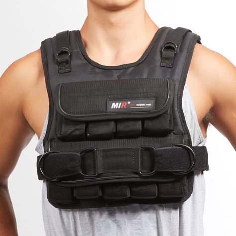 Weight Vest Workout, Rogue Fitness, Weighted Vest, Body Weight Training, Sports Vest, Short Vest, Tactical Gear, Chest Bag, Velcro Straps