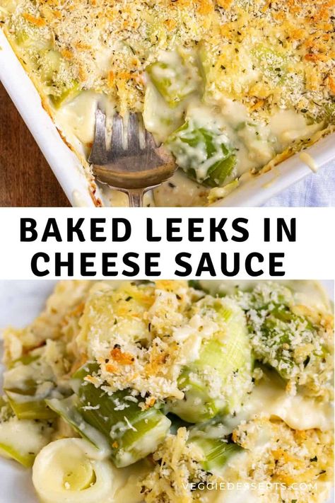 Leeks Side Dish, Leek Recipes Side Dishes, Baking Recipes Uk, Homemade Cheddar Cheese, Cheesy Leeks, Leeks Recipe, Casserole Side Dishes, Leek Recipes, Vegetarian Ideas