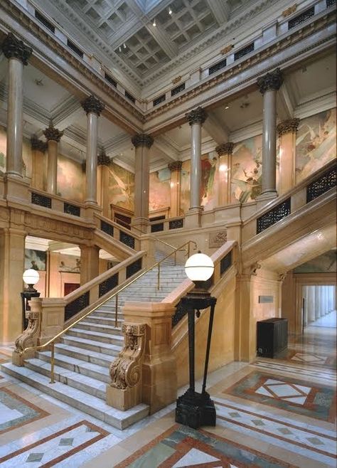 8 of the Most Beautiful Museum Staircases in the World Photos | Architectural Digest Pittsburgh Pride, Art Newspaper, Carnegie Museum Of Art, Philadelphia Museum Of Art, Steel City, Pittsburgh Pennsylvania, Grand Staircase, First Art, Stairs Design