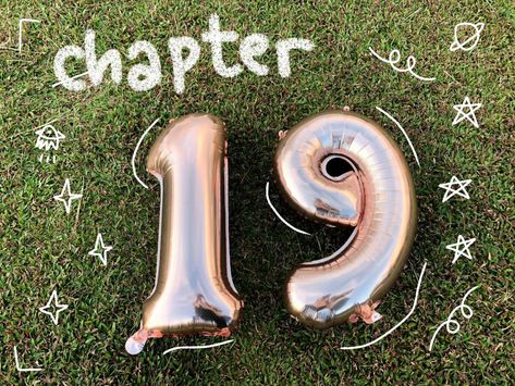 19th Bday Aesthetic, 19birthday Ideas, Chapter 19 Birthday, Happy 19th Birthday To Me, Birthday 19 Aesthetic, 19 Birthday Party, 19th Birthday Aesthetic, 19 Birthday Ideas, 19th Birthday Photoshoot