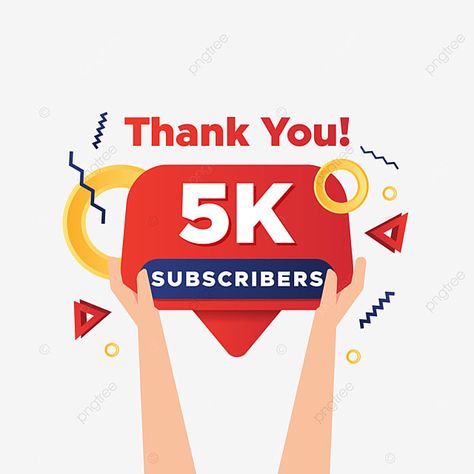 5k Subscribers Thank You Youtube, Youtube 5k Subscribers, 5k Subscribers Thank You, 5k Followers Thanks Instagram, Hands Vector, 5k Subscribers, Thank You Video, Girls Png, Vision 2024