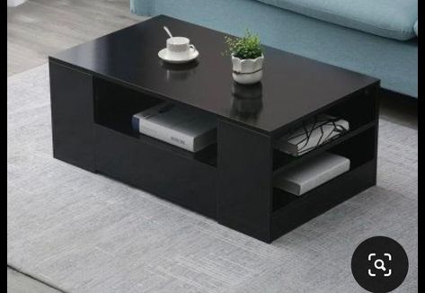 Central Table, End Tables With Drawers, Table Cabinet, Coffee Table With Drawers, Modern Style Furniture, Office Black, Side End Table, Modern End Tables, Coffee Table Rectangle