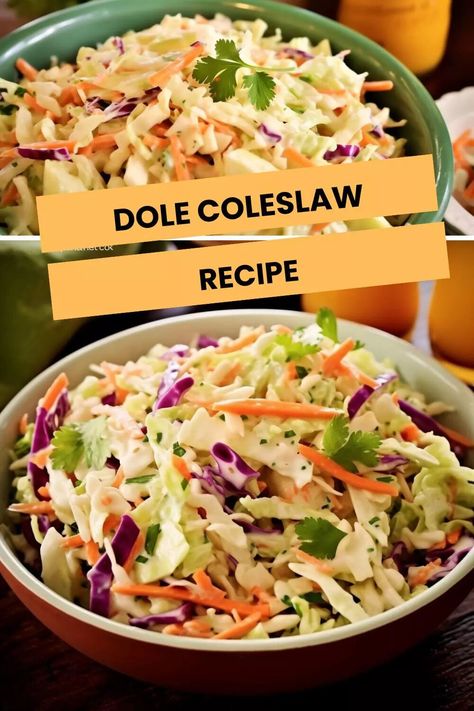 Dole Coleslaw Recipe – Hungarian Chef Dole Coleslaw Recipe, Long John Silvers Coleslaw Recipe, Yummy Coleslaw Recipe, Traditional Coleslaw Recipe, Healthy Coleslaw Recipes, Asian Coleslaw, Healthy Coleslaw, Coleslaw Recipe Easy, Keto Dishes