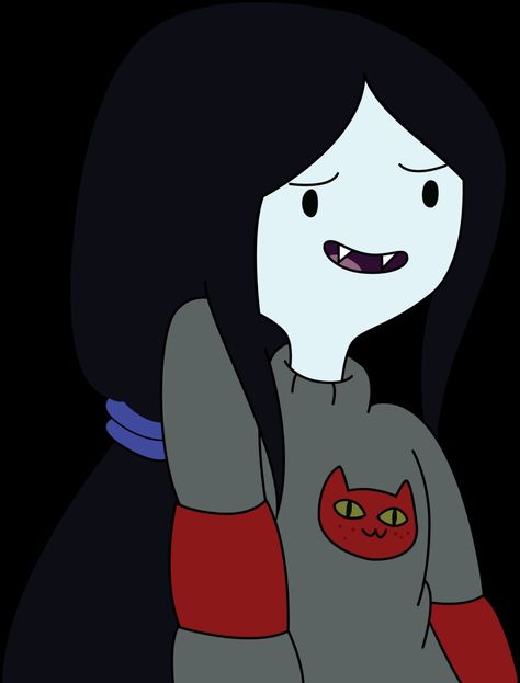 Marceline Cat Sweater, Cat Sweater, Adventure Time, Red, Black