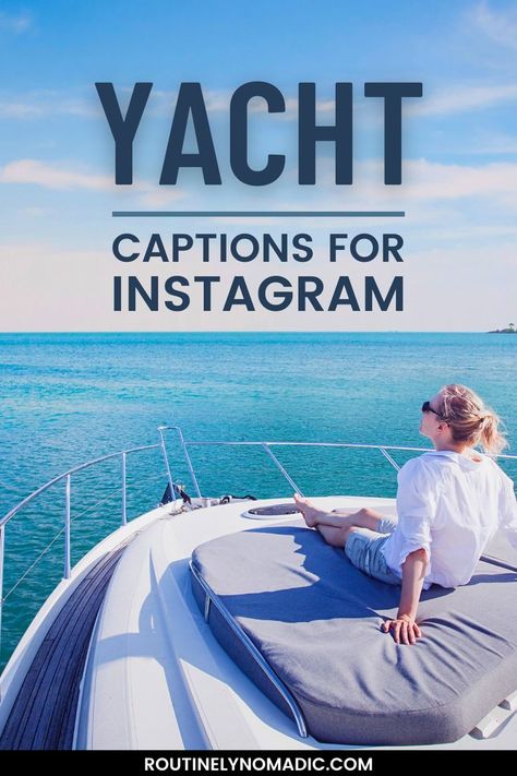 Person sitting on deck with yacht captions for Instagram Yacht Quote, Boat Captions, Party Captions, Day Captions, Boating Quotes, Sunset Captions For Instagram, Sunset Captions, Yatch Boat, Best Yachts