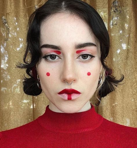 Star Wars Makeup, Star Wars Movies, Queen Amidala, Graphic Makeup, Rave Makeup, Swag Makeup, Red Makeup, Dope Makeup, Inspired Makeup