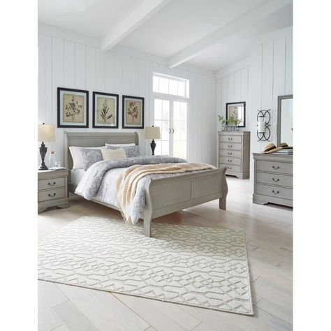 Signature Design by Ashley Kordasky Bed | Wayfair Guesthouse Layout, California King Sleigh Bed, Twin Sleigh Bed, King Sleigh Bed, Queen Sleigh Bed, Sleigh Bedroom Set, Sleigh Bed, King Bedroom Sets, Bedroom Sets Queen