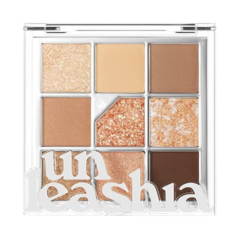 UNLEASHIA Glitterpedia Eye Palette NO.3 All of Coralpink Unleashia Glitterpedia, Vegas Lights, Eyes Game, Glitter Shadow, Fixing Spray, Kajal Eyeliner, Lavender Quartz, Laneige Lip Sleeping Mask, Foundation Makeup