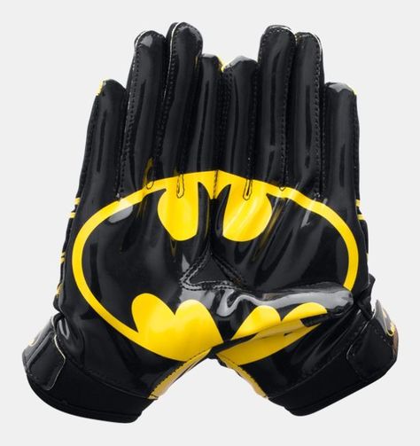 Boys’ Under Armour® Alter Ego Batman F5 Football Gloves Batman Party, Kids Uniforms, Be Your Own Hero, I Am Batman, Football Gloves, Football Equipment, Fashion Pics, Im Batman, Sports Gloves