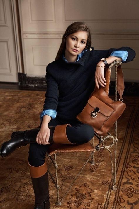 Makeup Outfit, Outfit Shopping, Fashionista Art, Ralph Lauren Style, Mode Casual, Equestrian Outfits, Ralph Lauren Collection, Art Instagram, Equestrian Style