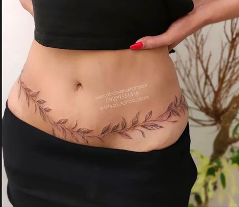 Abdominalplasty Tattoo, Belly Scar Tattoo Cover Up, Tummy Scar Tattoo Cover Up, Mommy Makeover Tattoo, Abdominal Scar Tattoo Cover Up, Mommy Makeover Tattoo Cover Up, Tummy Tucks Tattoo Cover Up Simple, C Section Scar Tattoo Tummy Tucks, Lower Belly Tattoos For Women Cover Up