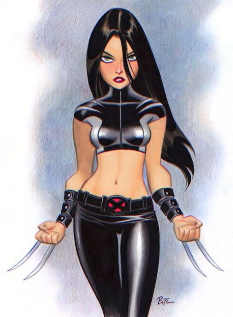 Bruce Timm Bruce Timm, Female Superhero, Bd Comics, Dc Comics Characters, Uncanny X-men, Comics Girls, Marvel Girls, Comics Girl, Marvel X