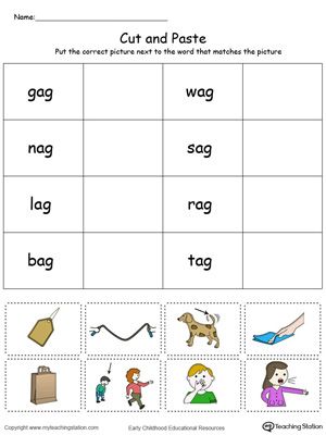 AG words,AG word families,word family,phonics printables,cvc words,word sorting,learning words,kindergarten worksheets,flashcards,cvc word picture match Word Families Printables, Kindergarten Word Families, Phonics Printables, Cvc Worksheets, Cvc Words Worksheets, Word Family Activities, Word Definition, Word Family Worksheets, Family Worksheet