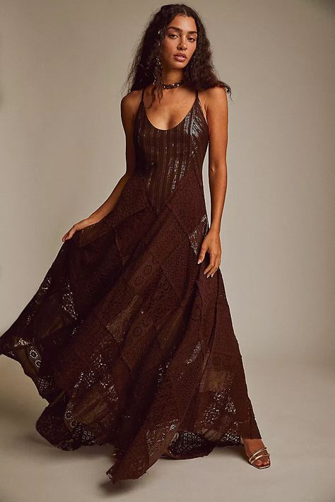 Party Dresses, Lace Dresses & Sequin Dresses | Free People Boho Formal, Preppy Dresses, Tie Dress, White Maxi Dresses, Boho Clothing, Free People Dress, Floral Maxi Dress, Black Tie, Party Dresses