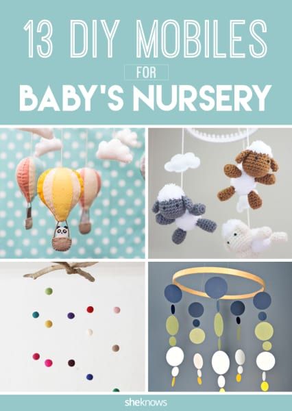 Homemade Baby Mobiles, Diy Nursery Mobile, Mobile Diy, Diy Crib, Diy Baby Mobile, Five Little Monkeys, Baby Mobiles, Diy Mobile, Nursery Mobile